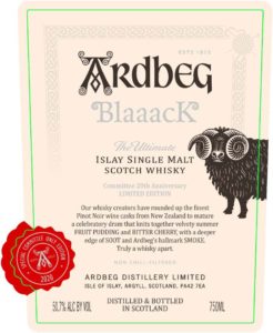Nová whisky Ardbeg Blaaack